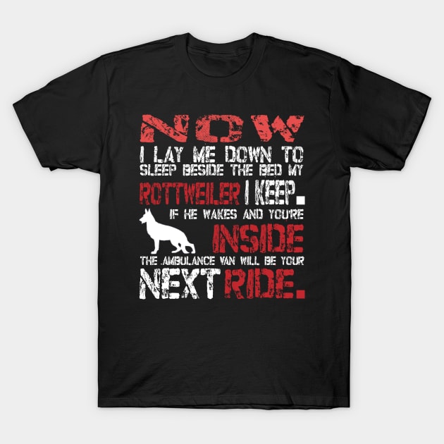 Rottweiler T-Shirt by UniqueWorld